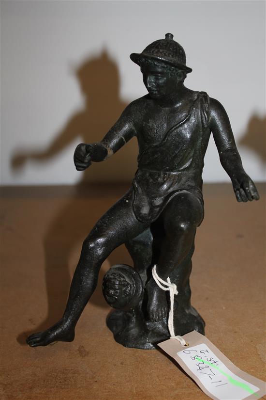 Naple bronze figure of a boy